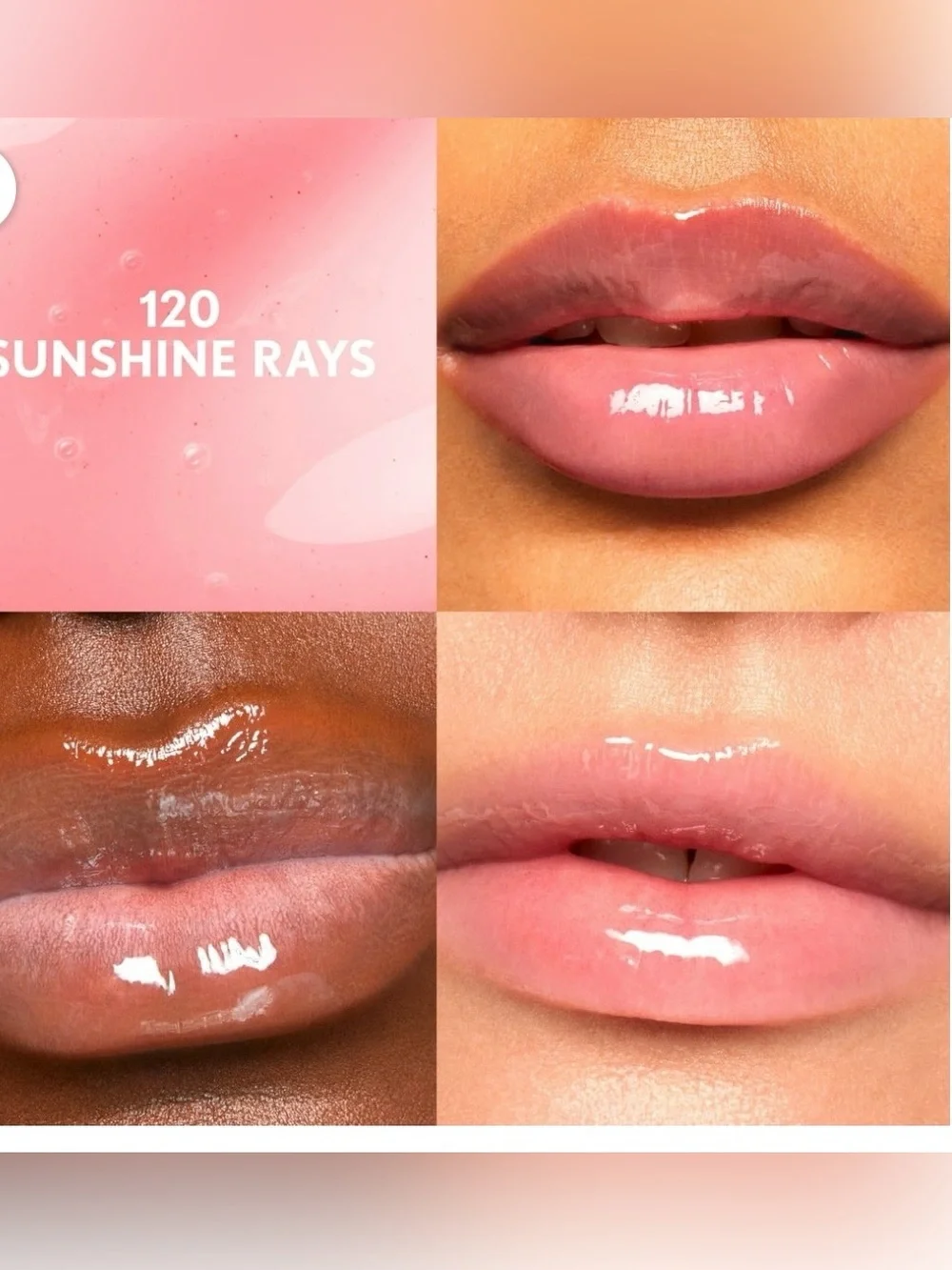 COVERGIRL Clean Fresh Yummy Lip Gloss, 120 Sunshine Rays, 0.33 fl oz